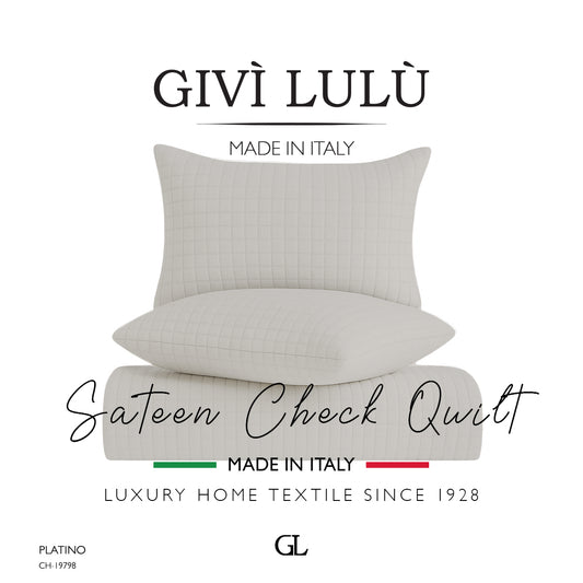 Check Quilt Summer - PLATINO