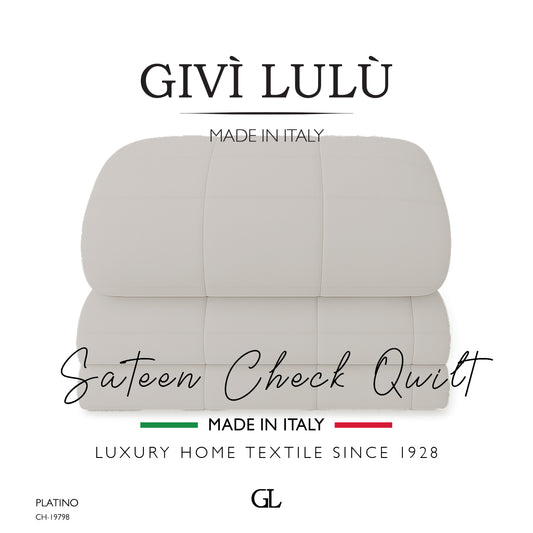 Check Quilt Winter - PLATINO