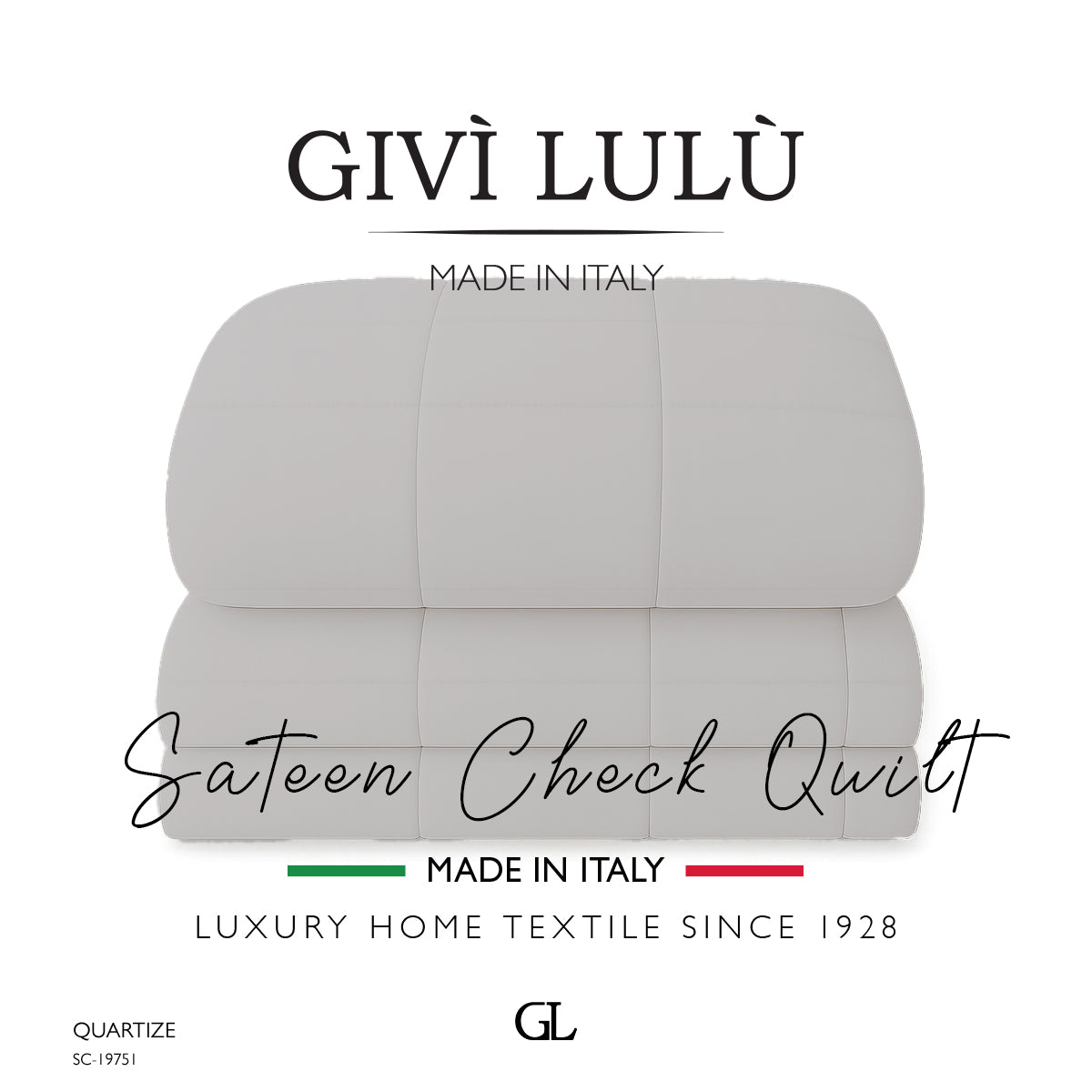 Check Quilt Winter - quartize