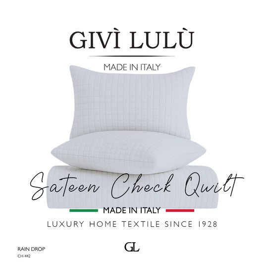 Check Quilt Summer - RAIN DROP