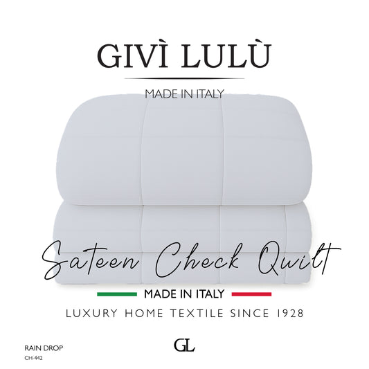 Check Quilt Winter - RAIN DROP