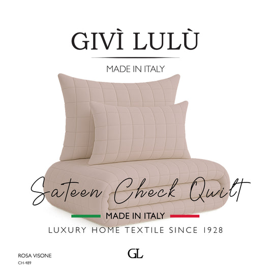 Check Quilt Mid Season - ROSA VISONE