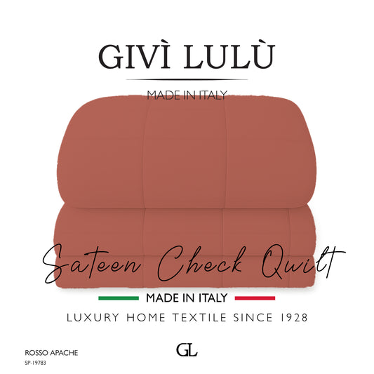 Check Quilt Winter - ROSSO APACHE