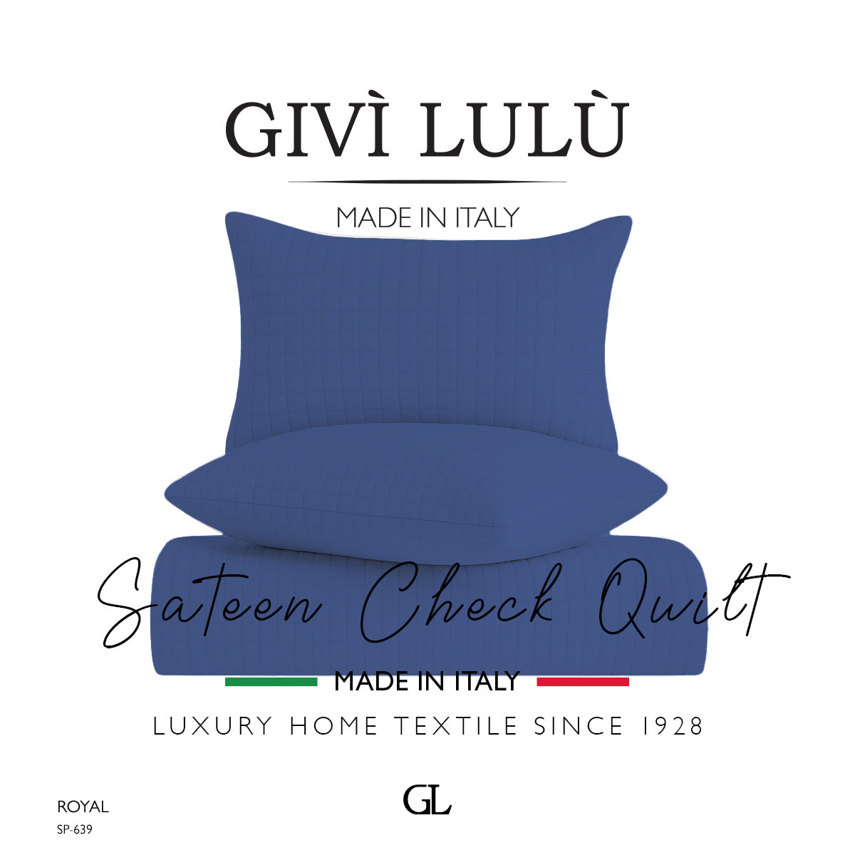 Check Quilt Summer - ROYAL