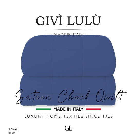 Check Quilt Winter - ROYAL