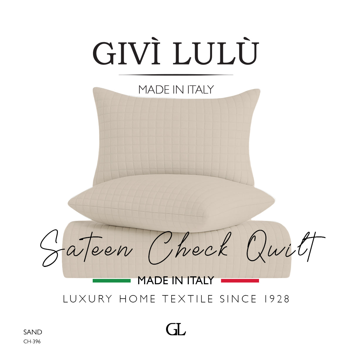 Check Quilt Summer - SAND