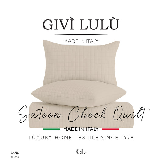Check Quilt Summer - SAND