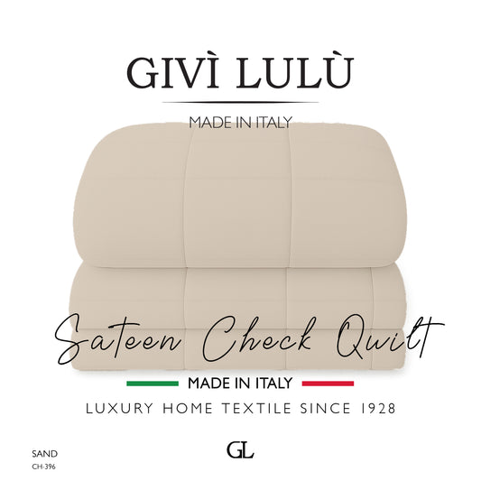 Check Quilt Winter - SAND