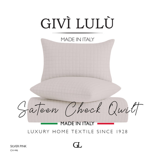 Check Quilt Summer - SILVER PINK