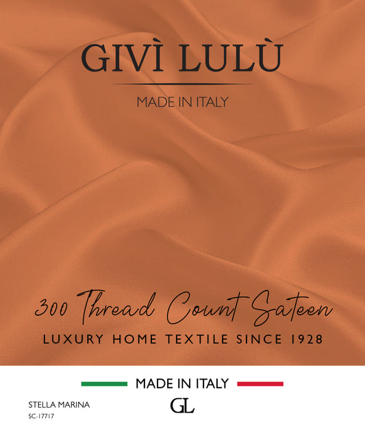 300 Thread Count Sateen Fabrics - STELLA MARINA
