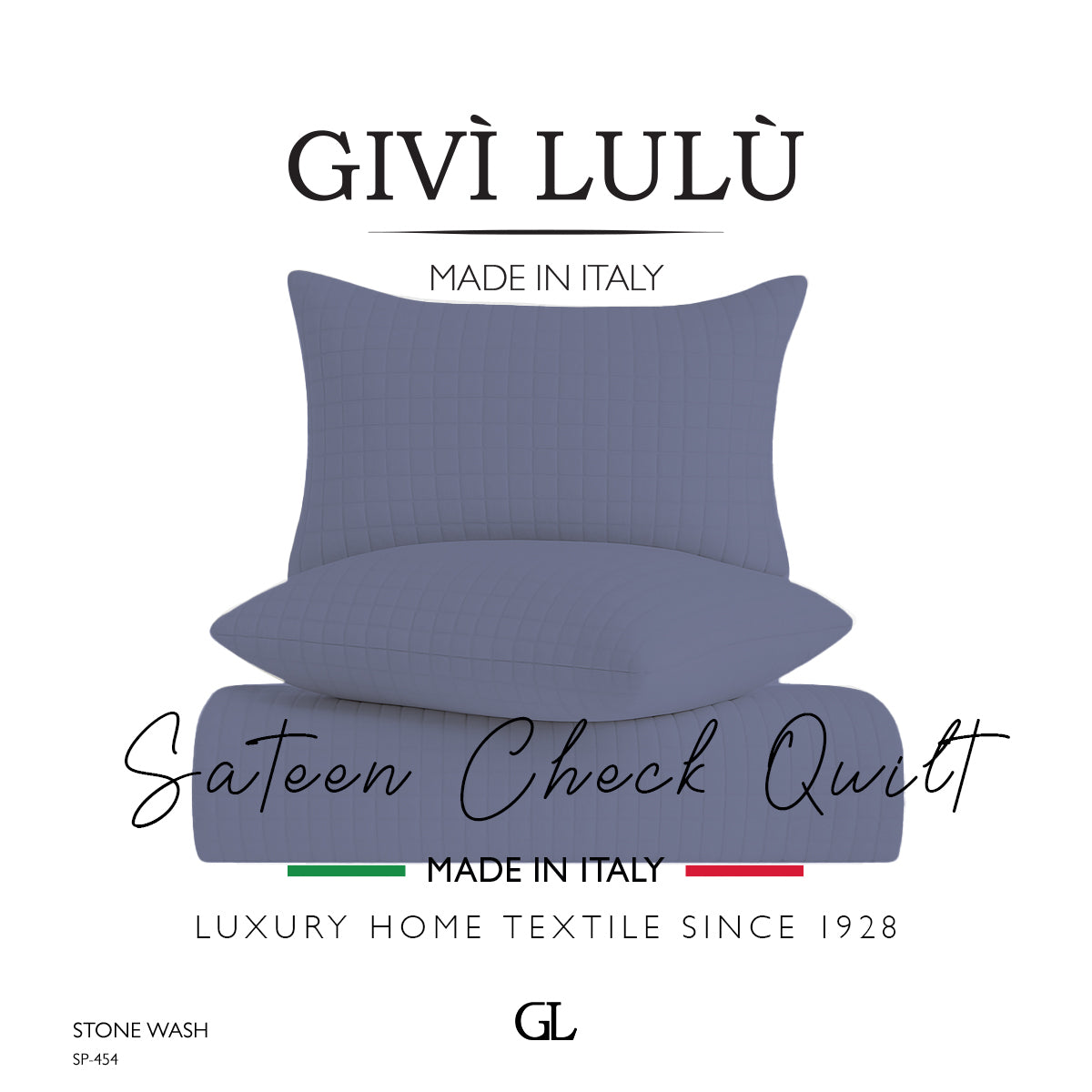 Check Quilt Summer - STONE WASH
