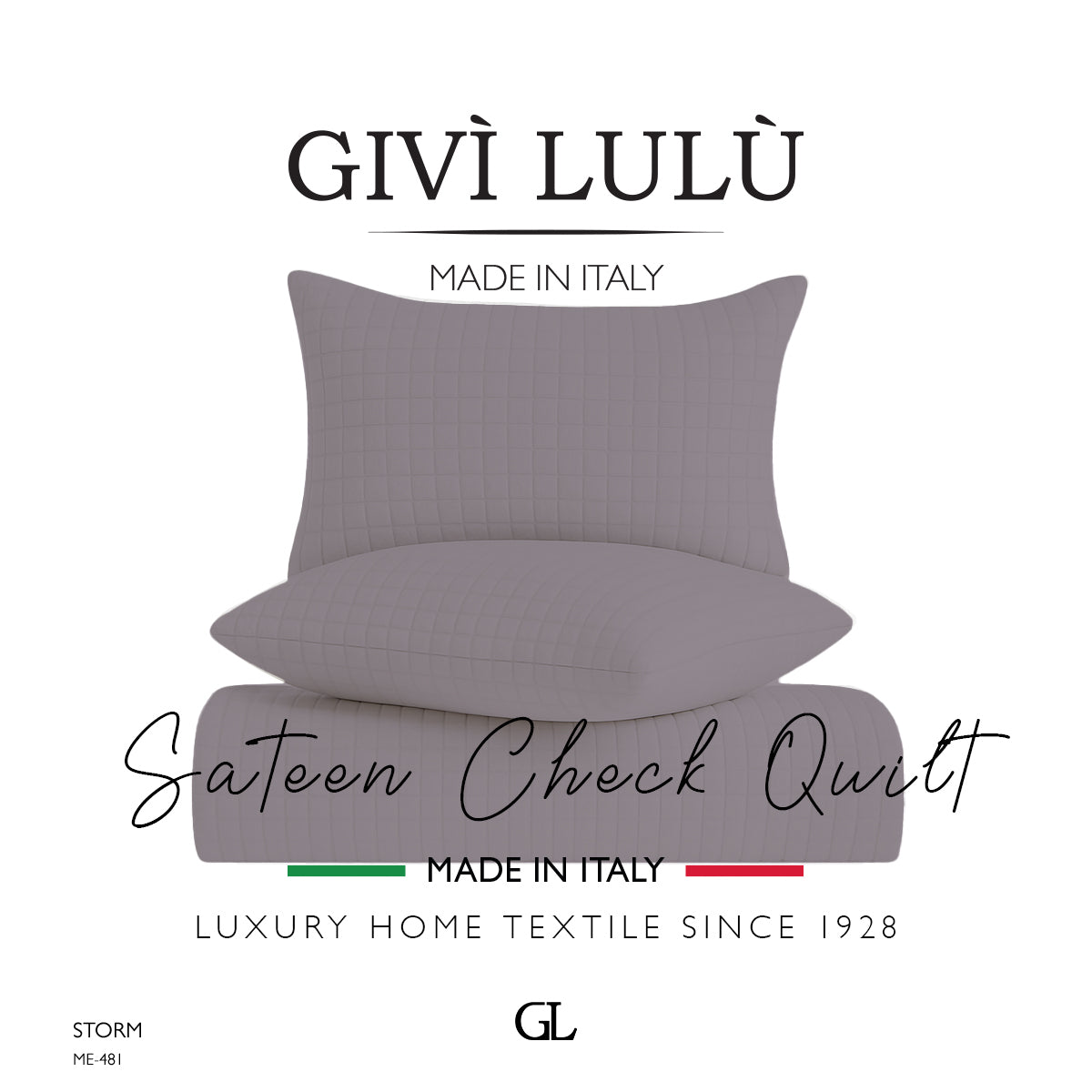 Check Quilt Summer - STORM
