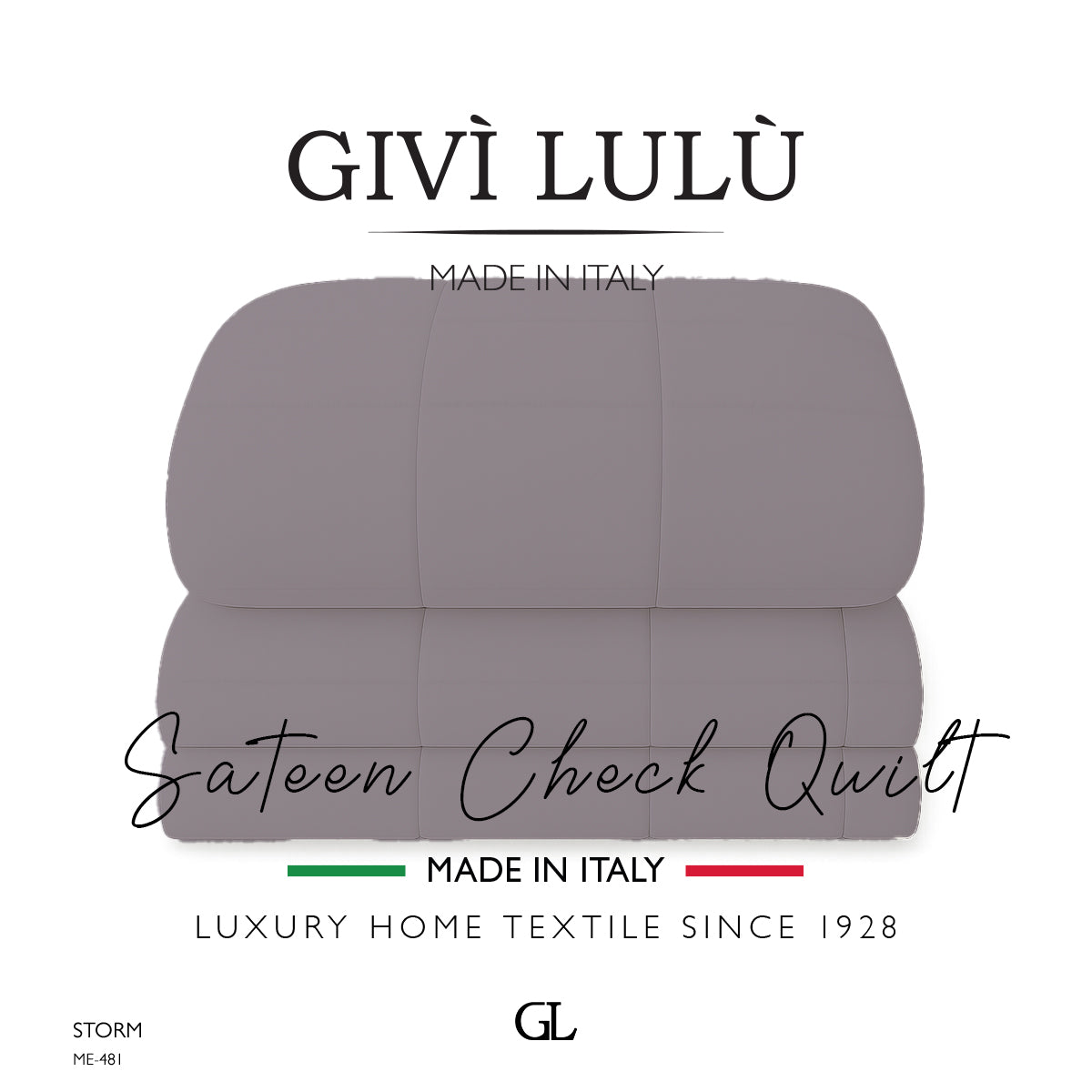 Check Quilt Winter - STORM