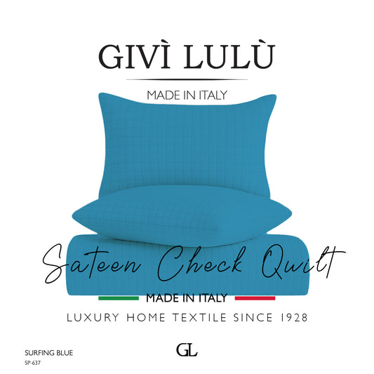Check Quilt Summer - SURFING BLUE