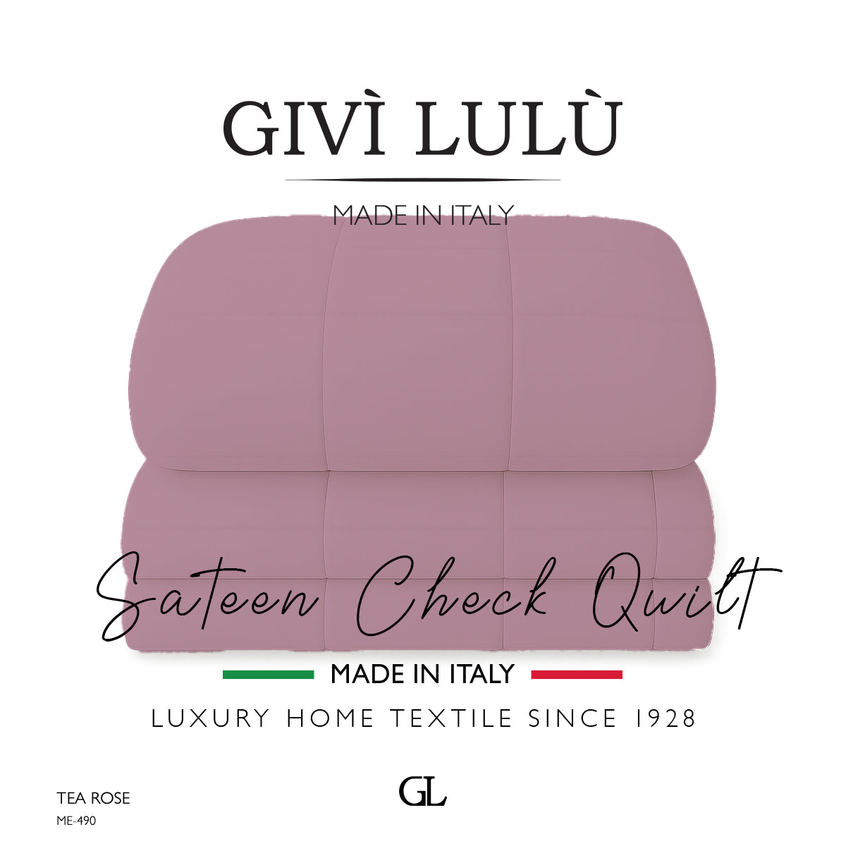Check Quilt Winter - TEA ROSE