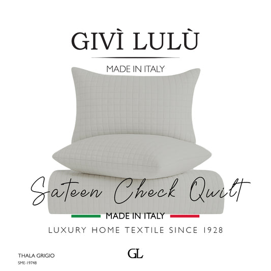 Check Quilt Summer - THALA GRIGIO