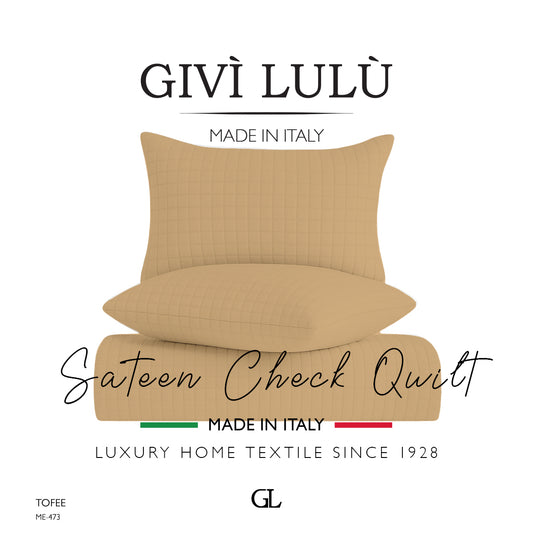 Check Quilt Summer - TOFEE