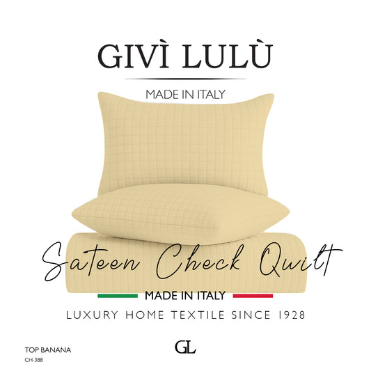 Check Quilt Summer - TOP BANANA
