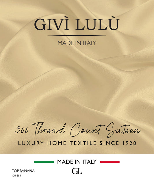 300 Thread Count Sateen Fabrics - TOP BANANA
