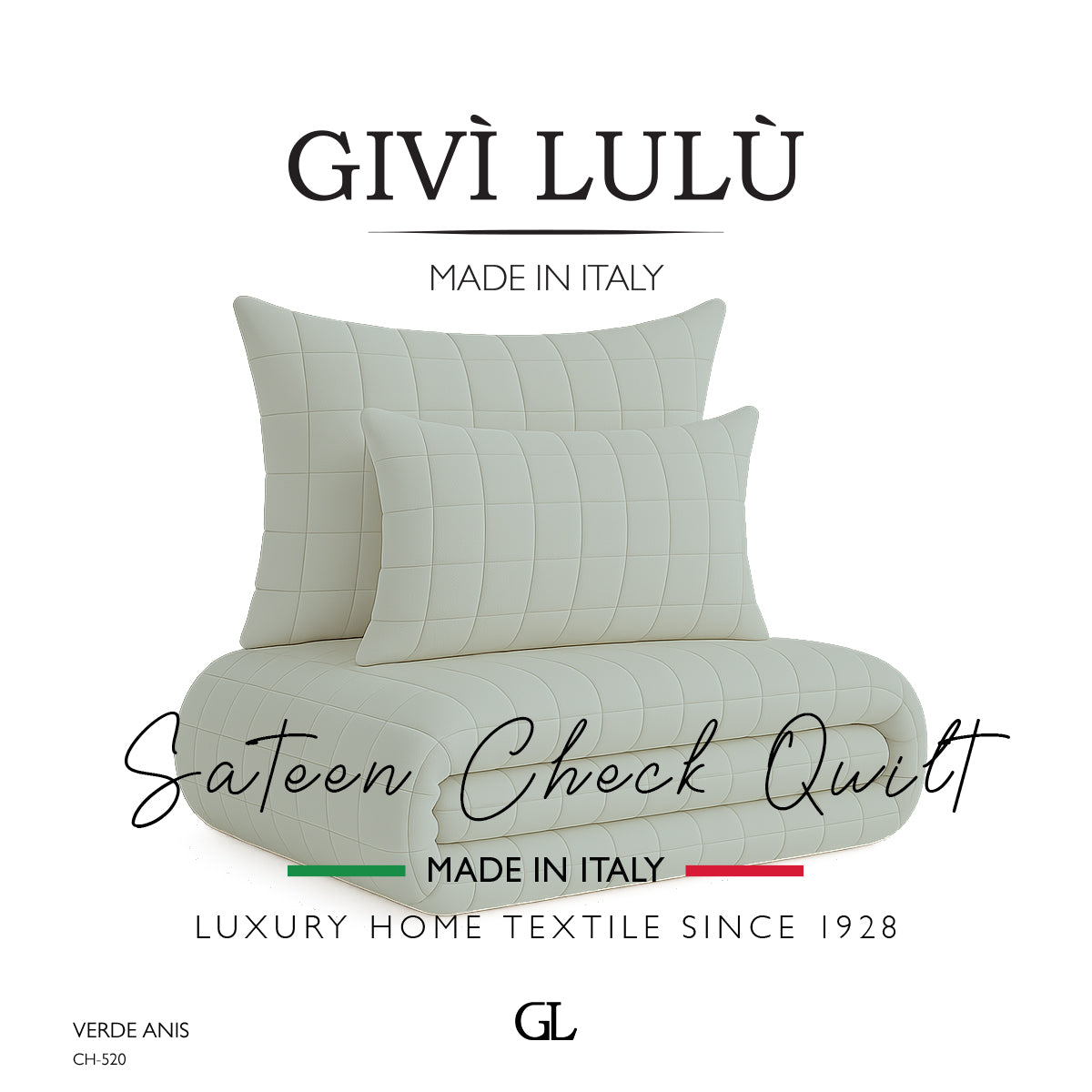 Check Quilt Mid Season - VERDE ANIS