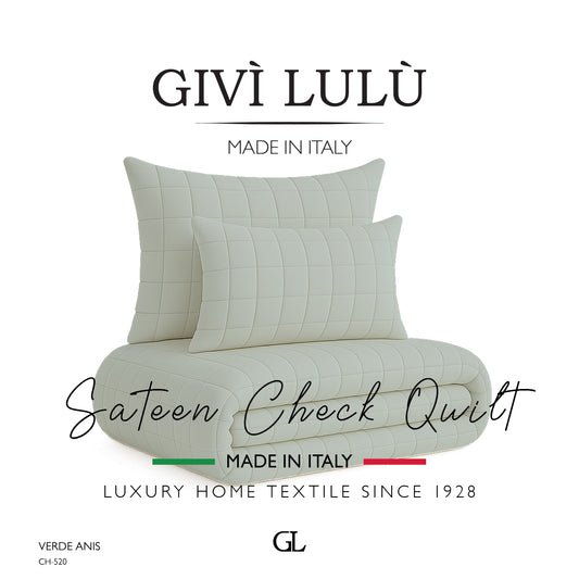 Check Quilt Mid Season - VERDE ANIS