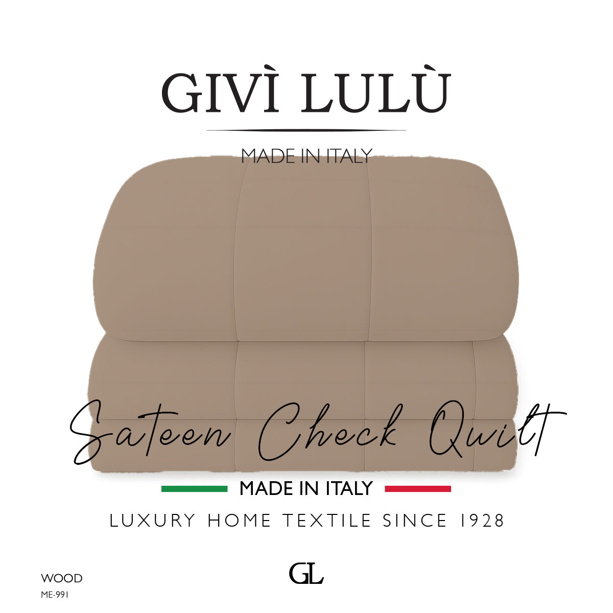 Check Quilt Winter - WOOD